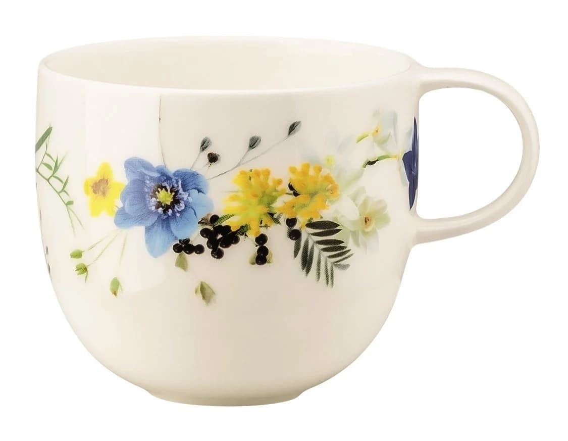 Rosenthal Tasse Brillance Fleurs des Alpes Kaffee-Obertasse 0,2 l Bone China - Bild 2