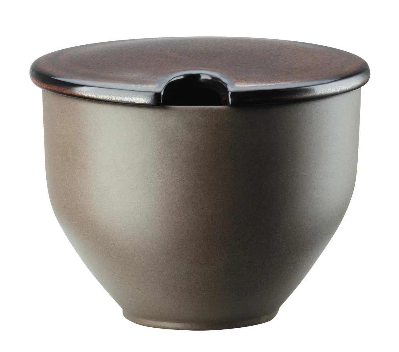 Rosenthal Zuckerdose Junto Bronze 0,28 l Steinzeug