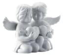 Rosenthal Engelpaar mit Herz Weiß Porzellan Bild 1