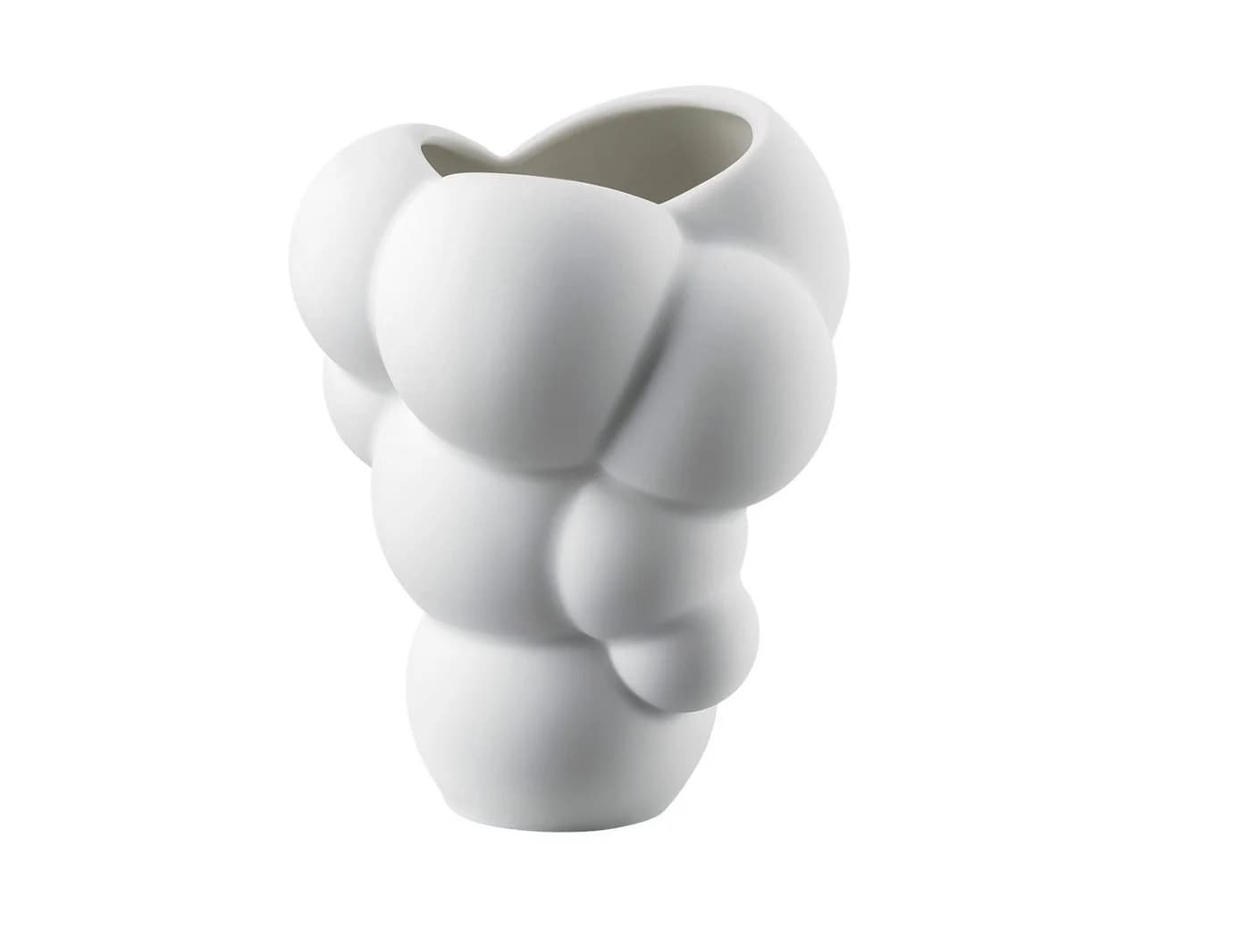 Rosenthal Dekovase Skum weiss matt Miniaturvase 10 cm Vasen - Bild 2