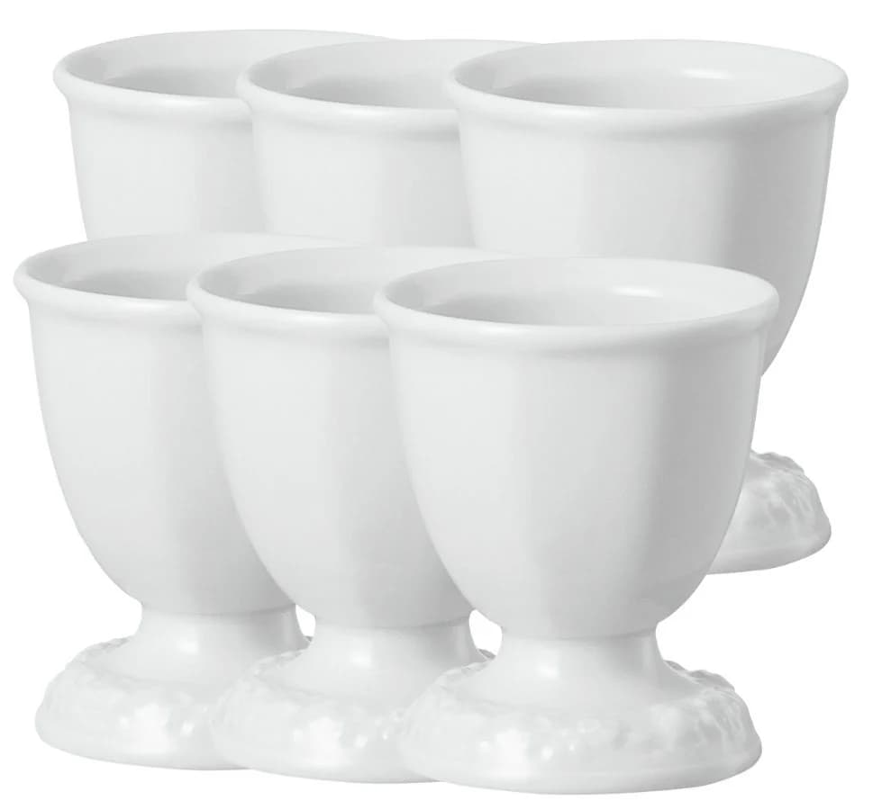 Rosenthal Maria Weiß Eierbecher Set 6-teilig Porzellan