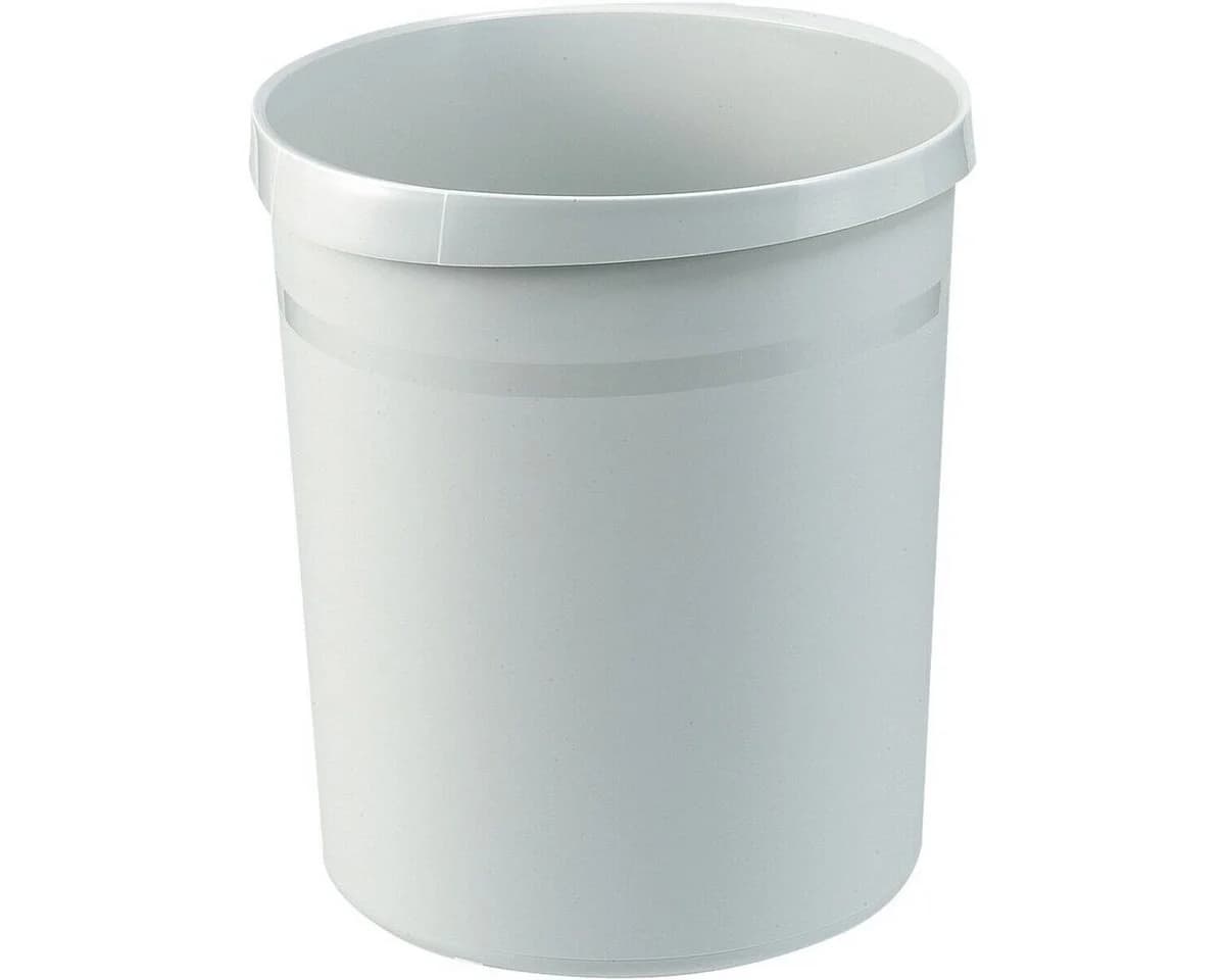 HAN Papierkorb Grip 18 Liter Grau mit Griffrand - Bild 2