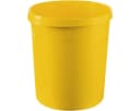 HAN Papierkorb Grip 18 Liter Gelb mit Griffrand Bild 2