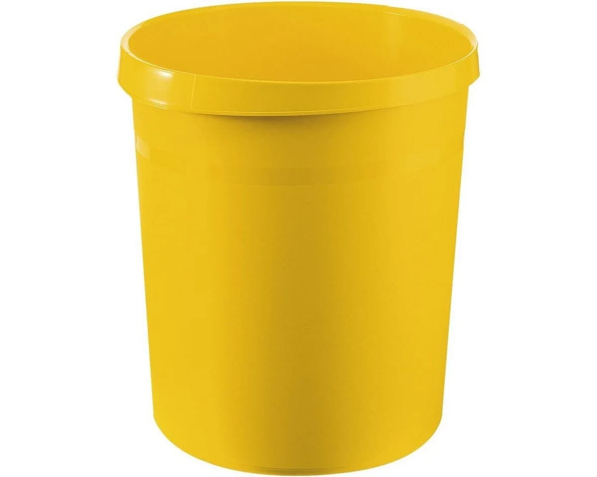 HAN Papierkorb Grip 18 Liter Gelb mit Griffrand - Bild 2