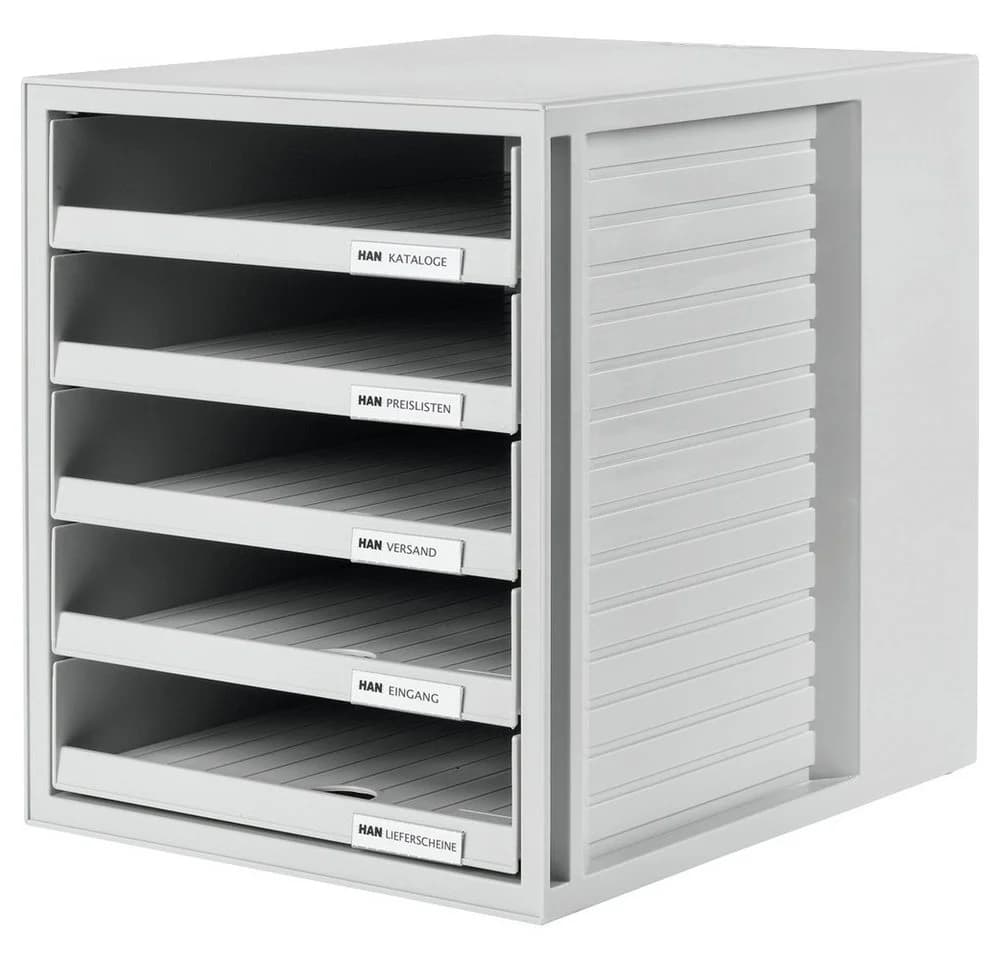HAN Schubladenbox SCHRANK-SET 5 Schubladen lichtgrau - Bild 2