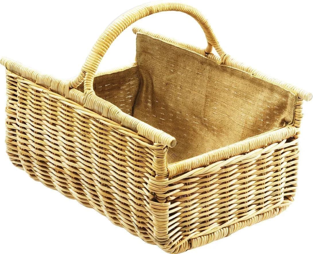 Locker Aufbewahrungskorb Rattan Natur Landhausstil