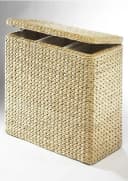 Wäschesortierer LOCKER, beige (natur), Binsengeflecht, Wäschesammler, geflochtene Binse, Höhe 64 cm Bild 2