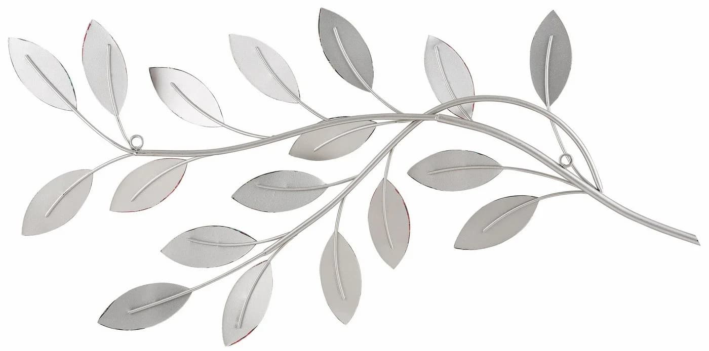 locker Wanddekoobjekt Zweig, Wanddeko, aus Metall - Bild 3