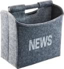 LOCKER Zeitungsständer NEWS Grau Faltbar mit Tragegriff Bild 2