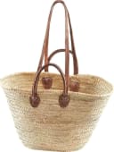 LOCKER Aufbewahrungskorb Strandtasche Boho Palmblatt Beige Bild 2