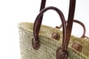 LOCKER Aufbewahrungskorb Strandtasche Boho Palmblatt Beige Bild 4
