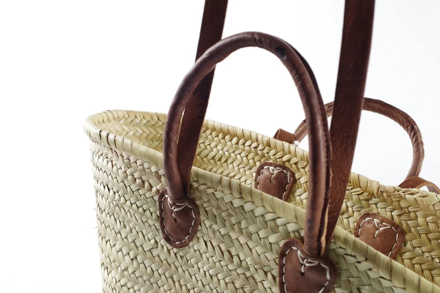 LOCKER Aufbewahrungskorb Strandtasche Boho Palmblatt Beige - Bild 4