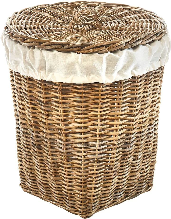 Locker Wäschesammler Kubus Braun-Beige 50 Liter - Bild 2