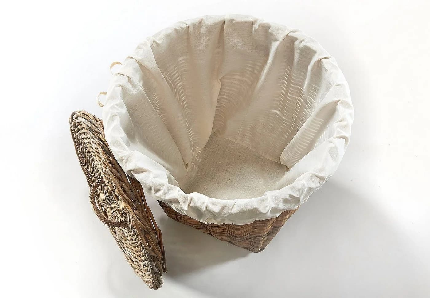 Locker Wäschesammler Kubus Braun-Beige 50 Liter - Bild 3
