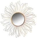 locker Wandspiegel SUN - rund - (1-St) Goldfarben Bild 2
