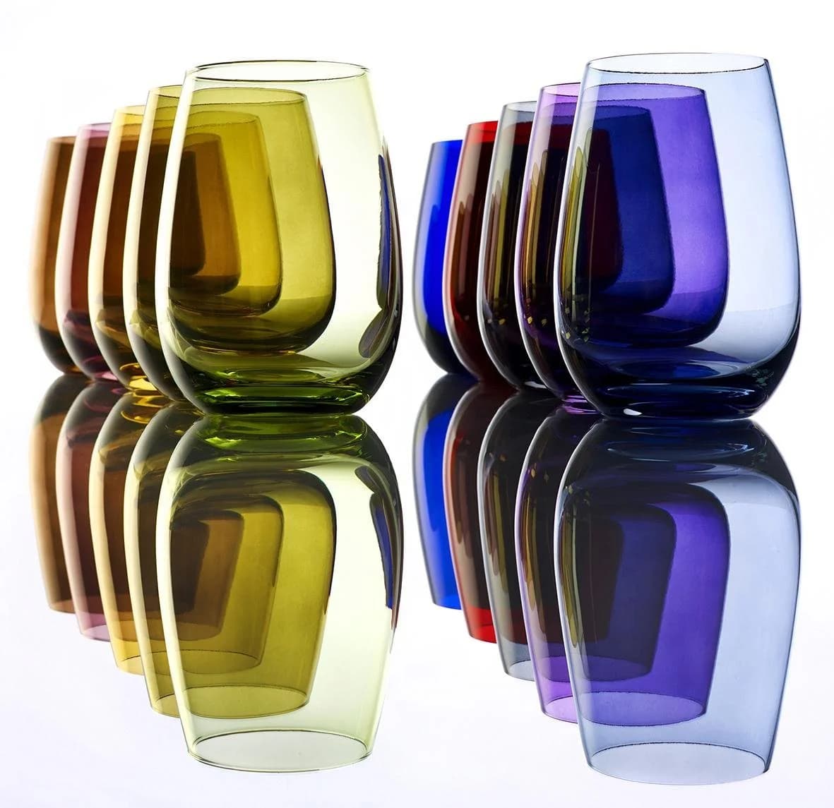 Stölzle Trinkglas-Set ELEMENTS 6-tlg. Bunt Glas