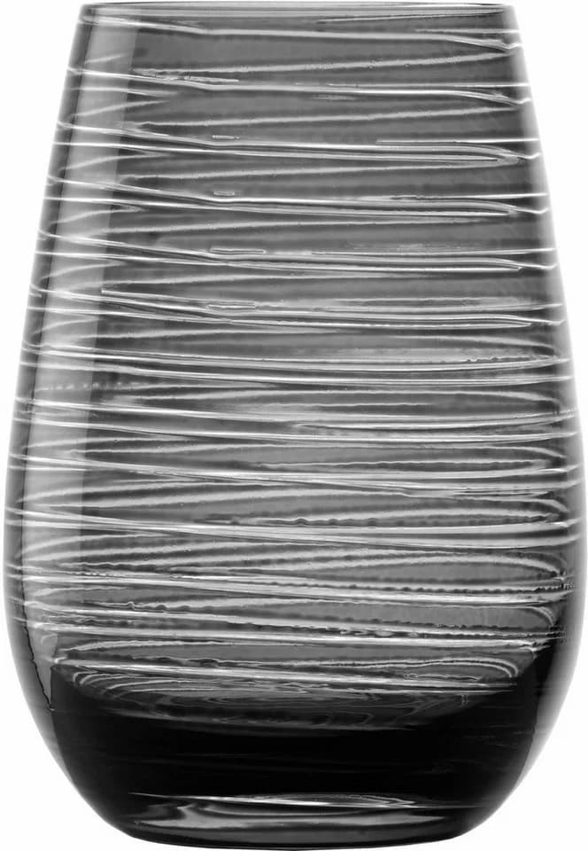 Stölzle Trinkbecher TWISTER 6-tlg. Grau Gerillte Optik Glas - Bild 2