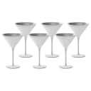 Stölzle Lausitz Cocktailschalen Elements 240 ml 6er Set Gold Silber Bronze Bild 2