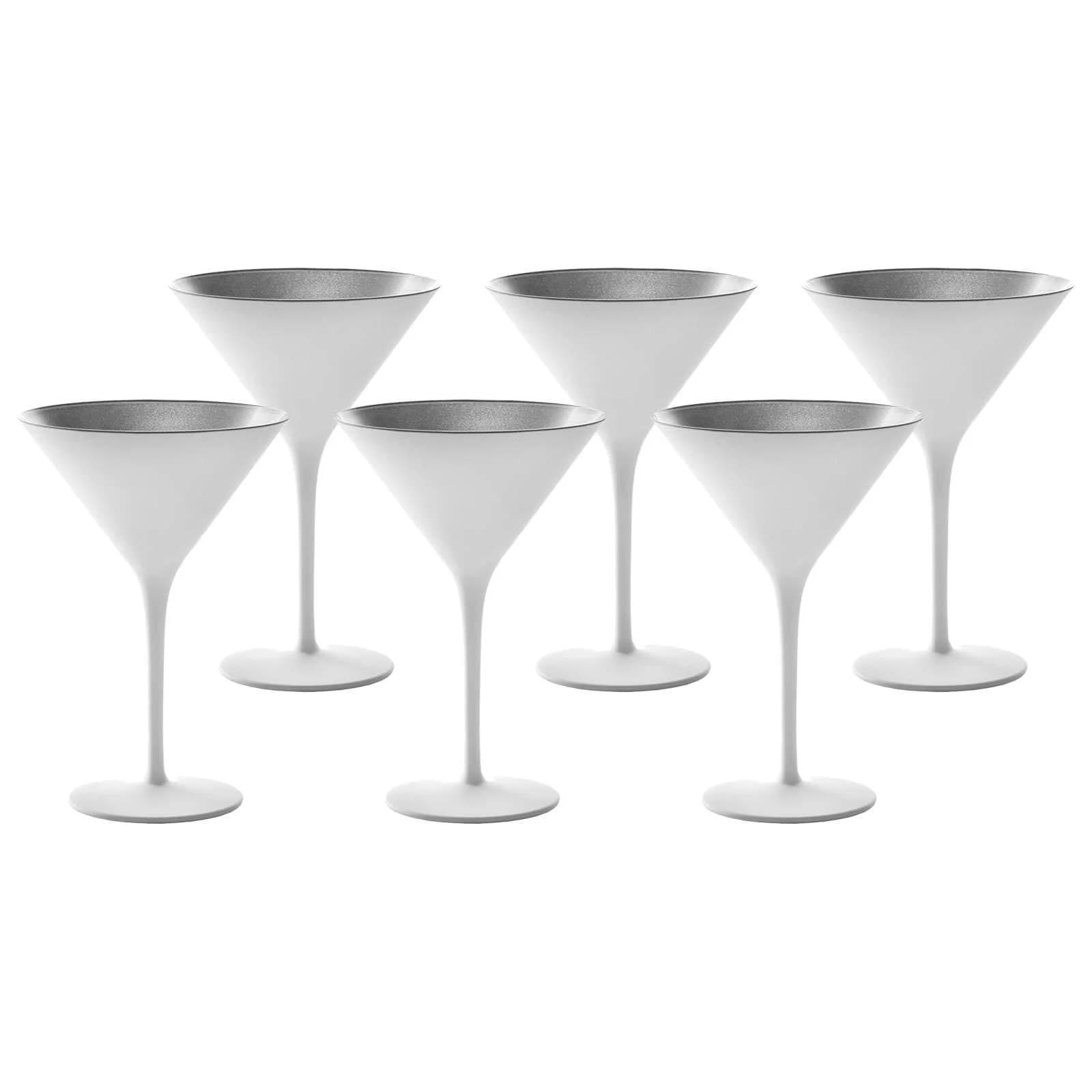 Stölzle Lausitz Cocktailschalen Elements 240 ml 6er Set Gold Silber Bronze - Bild 2