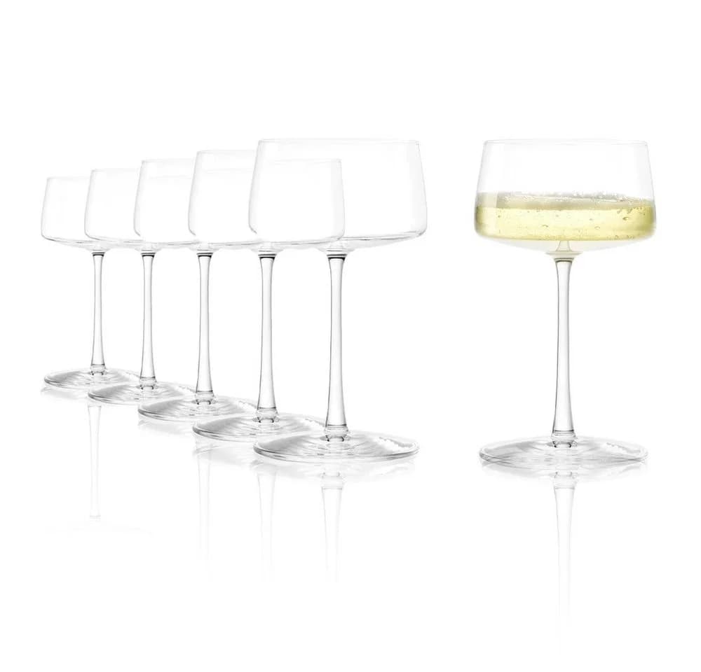 Stölzle Lausitz Power Champagnerschale 6er Set Kristallglas - Bild 2
