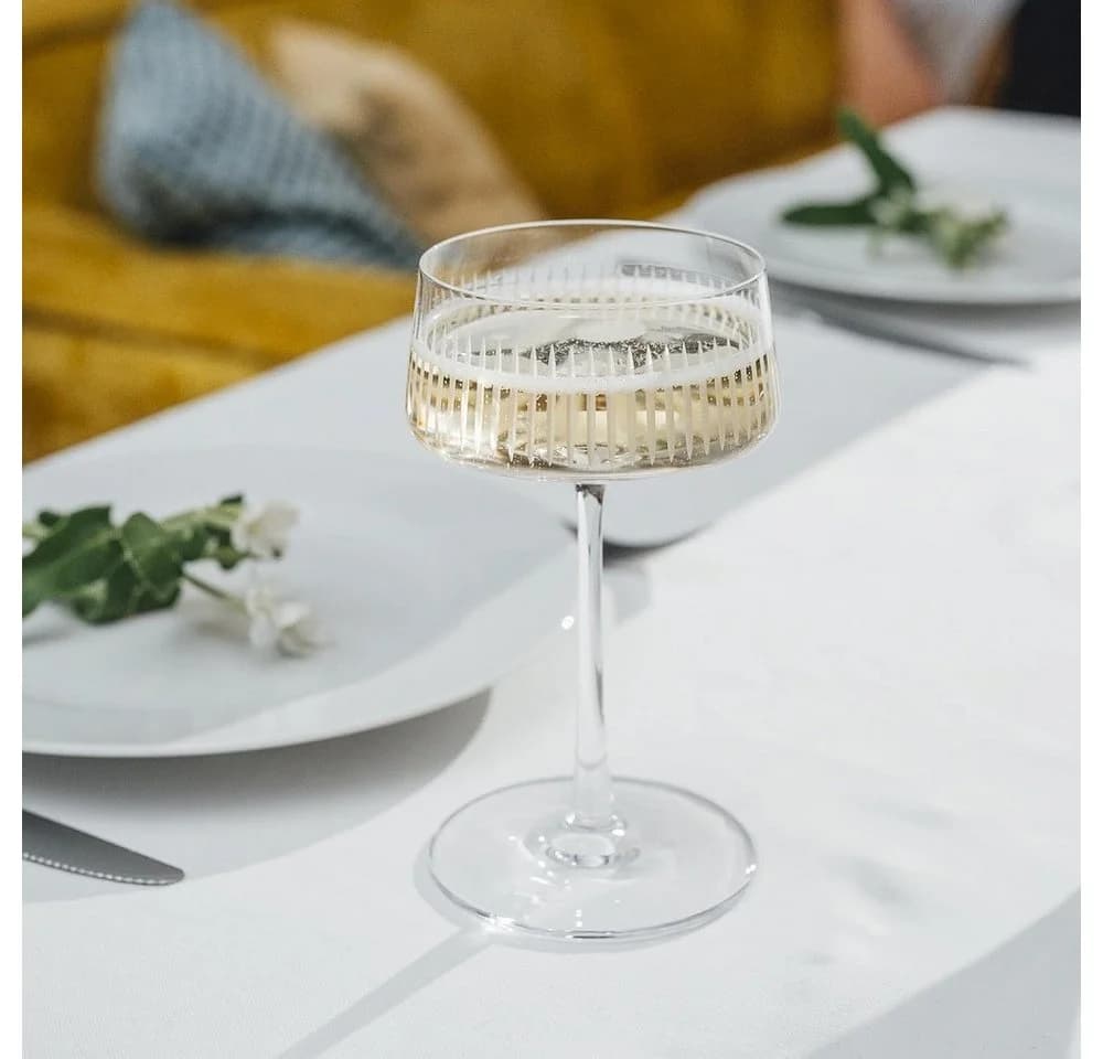Stölzle Lausitz New York Bar Soho Champagnerschale 6er Set Kristallglas