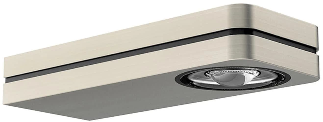 EVOTEC Wandleuchte LIGHT WAVE Silber Schwarz LED
