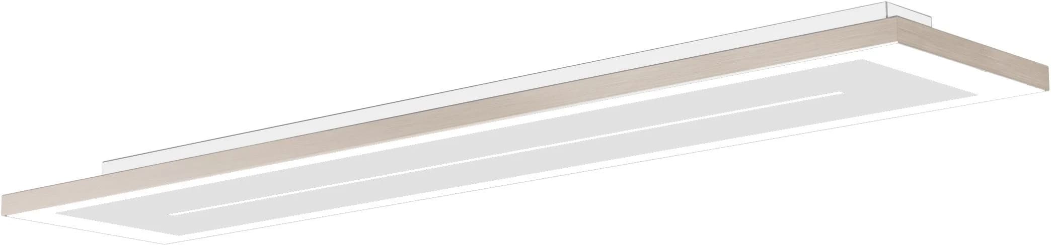 LED Deckenleuchte und Wandleuchte in Weiß und Natur
