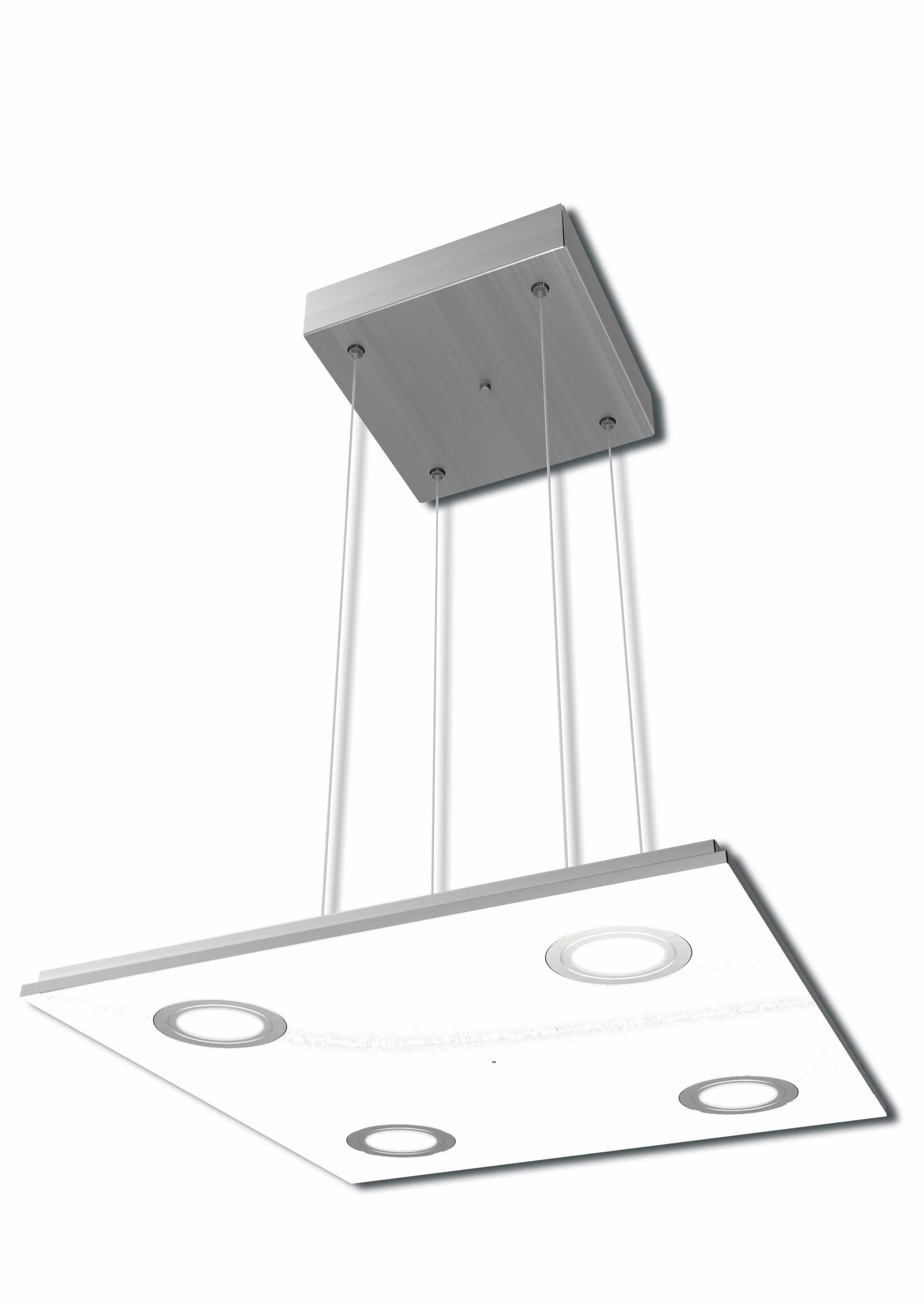 EVOTEC LED Pendelleuchte PANO Weiß Dimmbar 4-fach