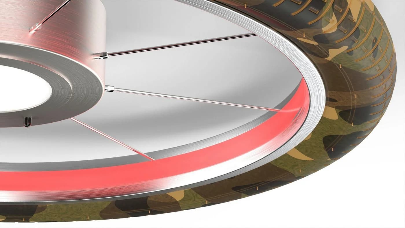 My Home Deckenleuchte Wheel, RGB, Dimmbar, Aluminium - Bild 5