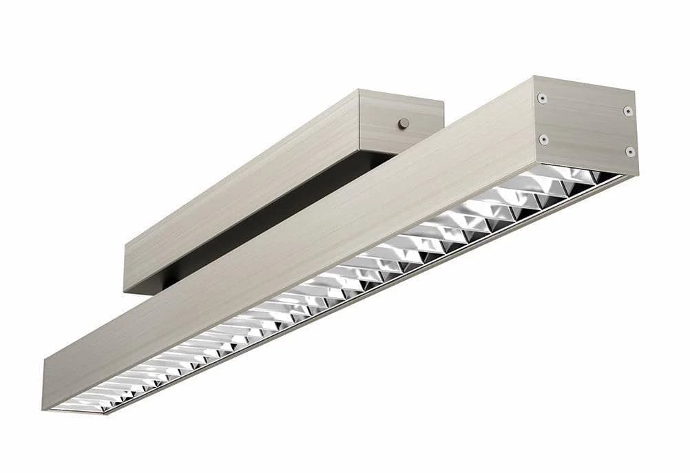 EVOTEC LED Deckenleuchte "OFFICE ONE" Aluminium Dimmbar 4000K