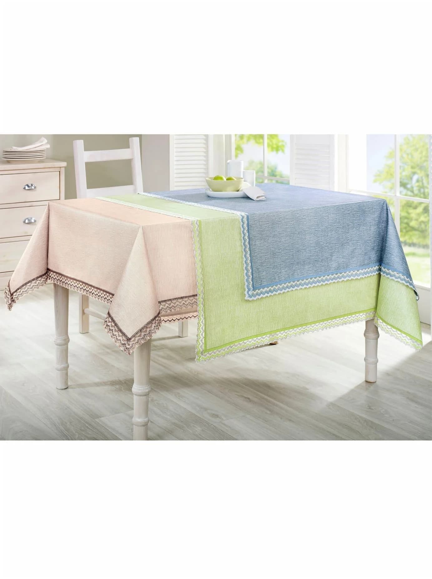 Tischdecke Gr. 1 Beige Natur 110x140cm Eckig