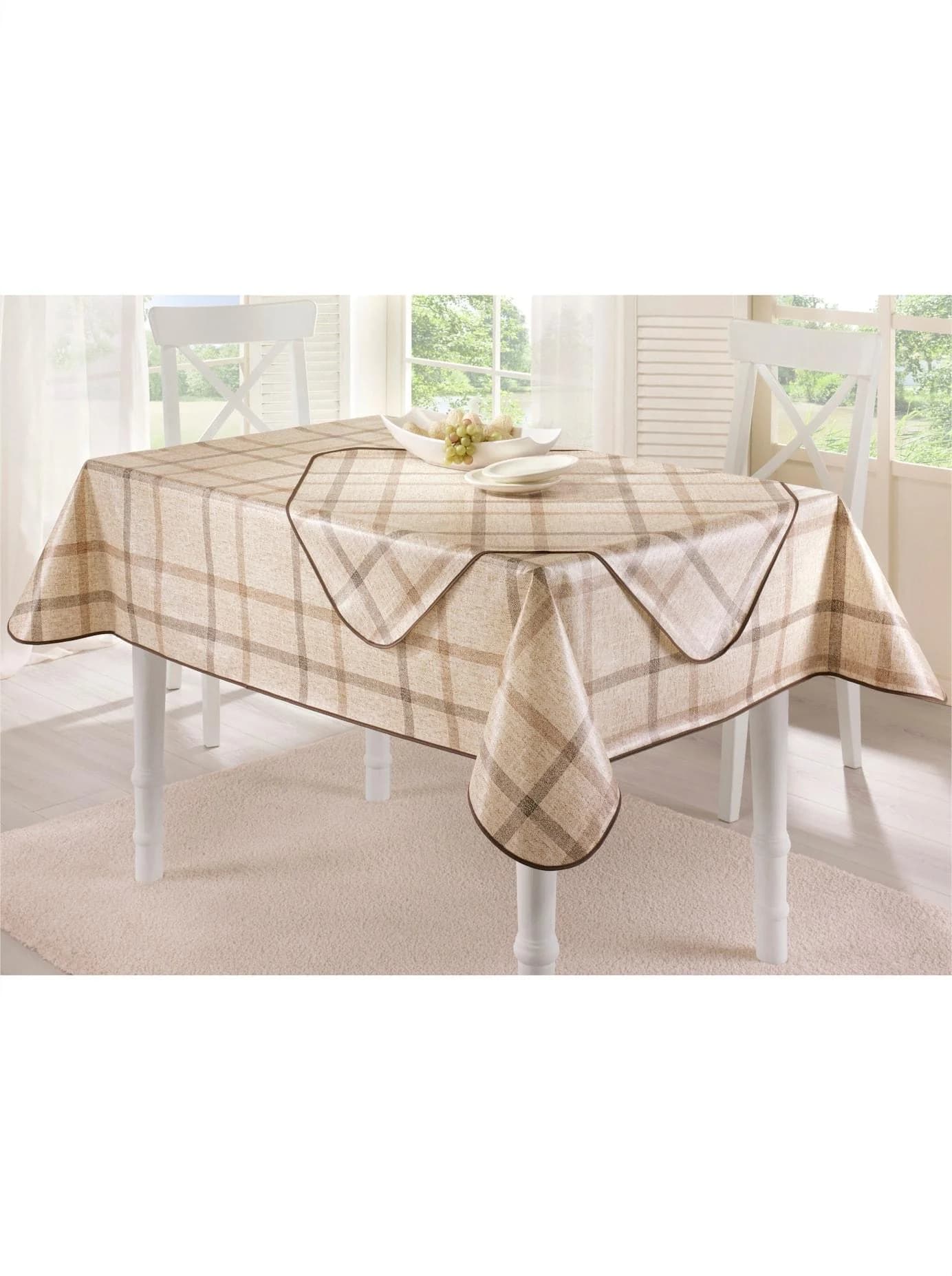 Baur Tischdecke Gr. 1 Beige Natur 80x80 cm Eckig