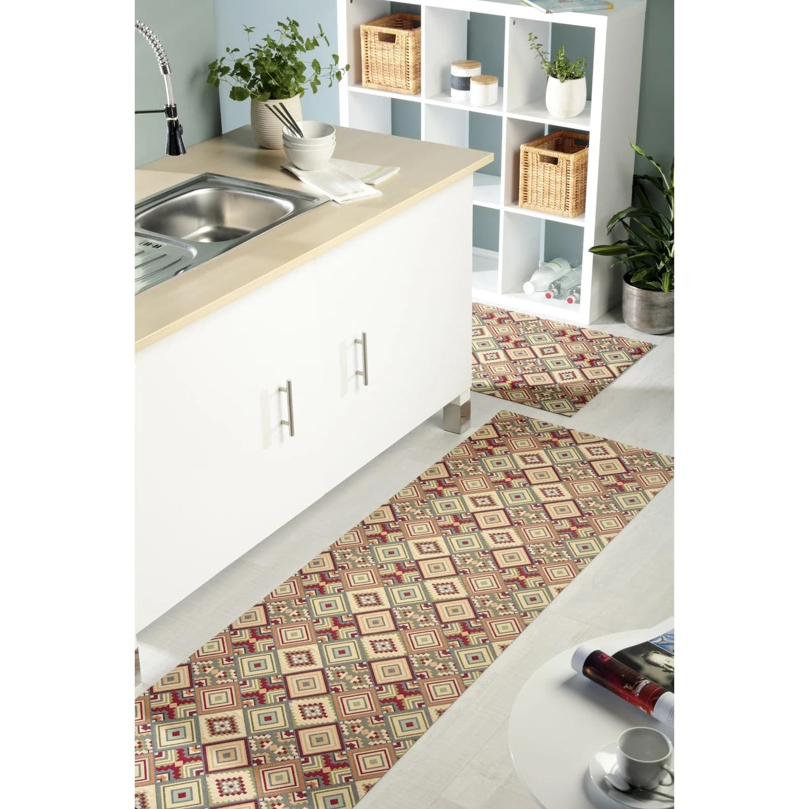 Peyer Syntex 1 Mira Jacqu. Teppich Raute Multicol. 138/220 cm