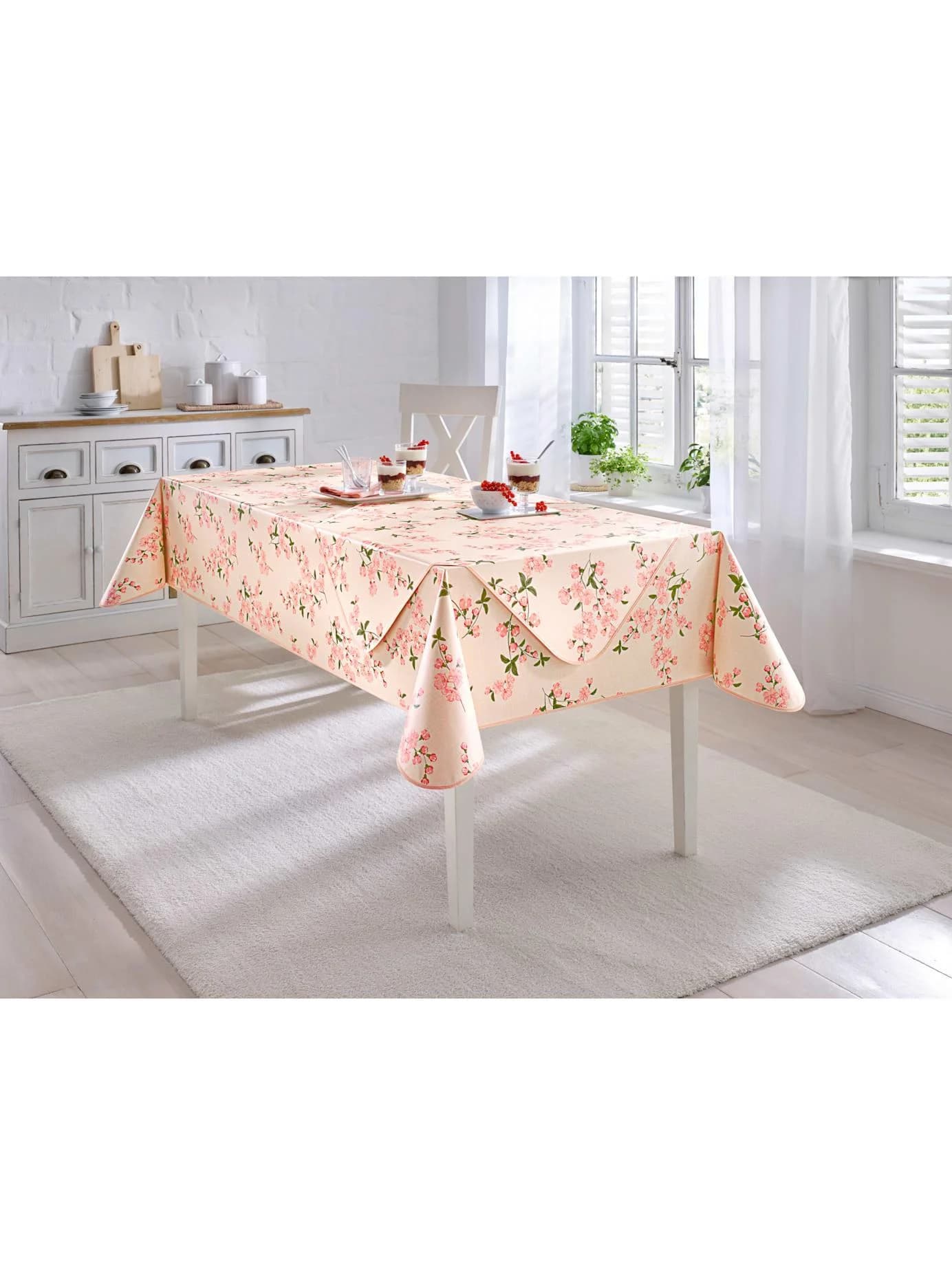 Baur Versand Tischdecke Rosa Eckig 80x80 cm