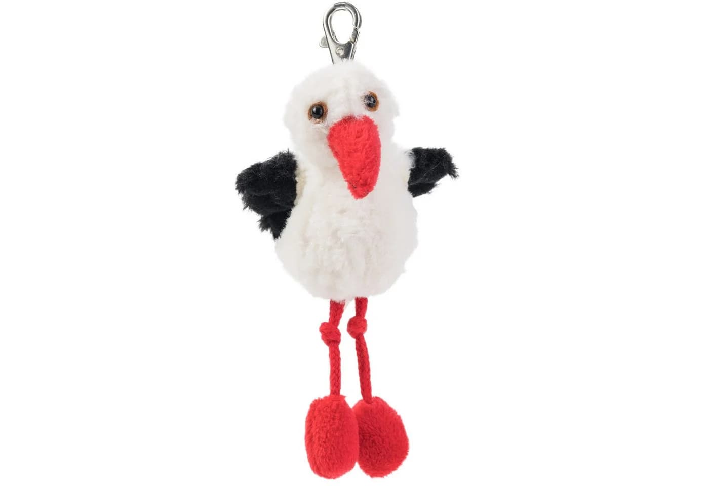 Schaffer Collection Plüschanhänger Storch "Dudu" mit Karabiner