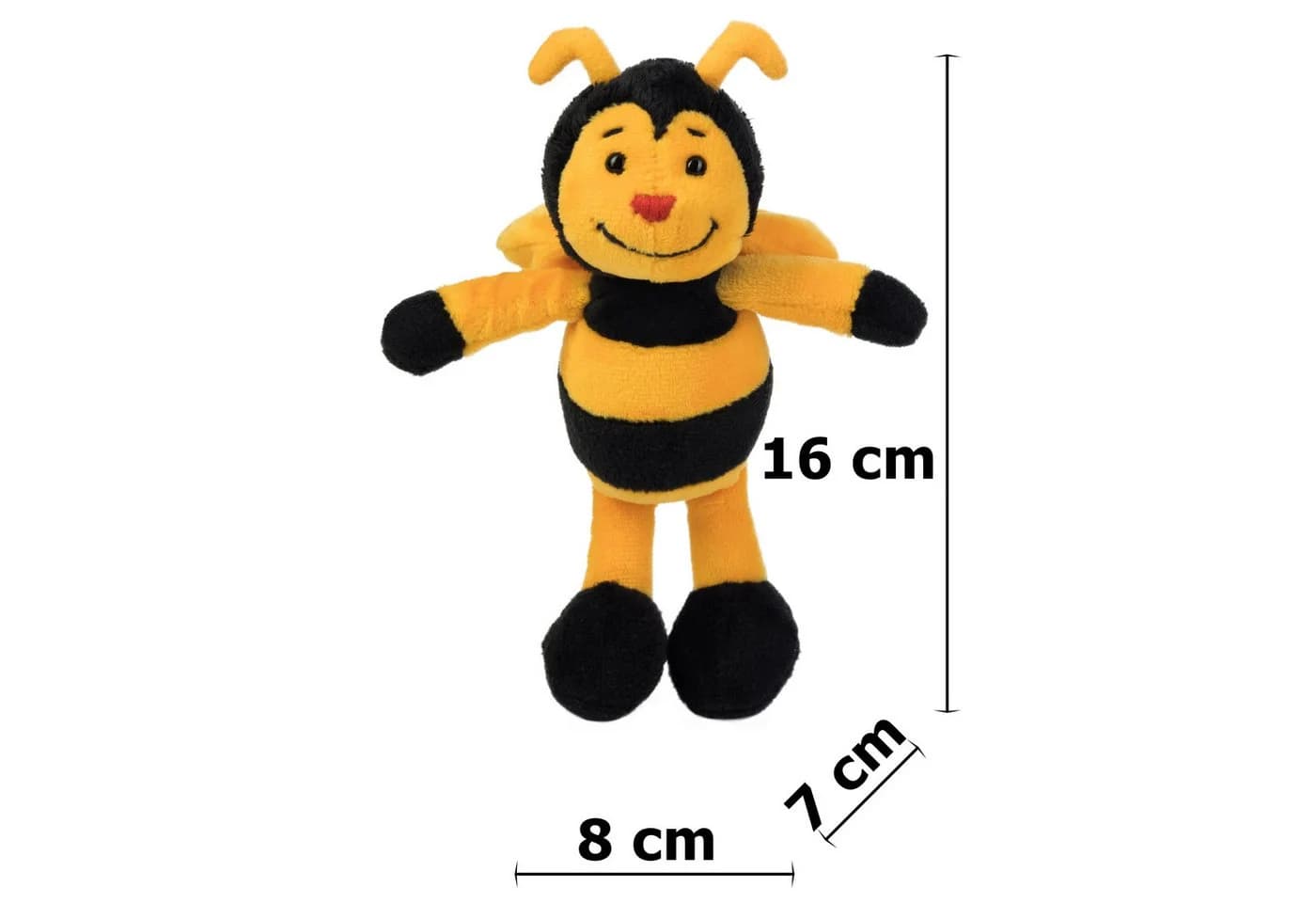 Schaffer Collection Kuscheltier Biene Bine Plüsch gelb-schwarz - Bild 4