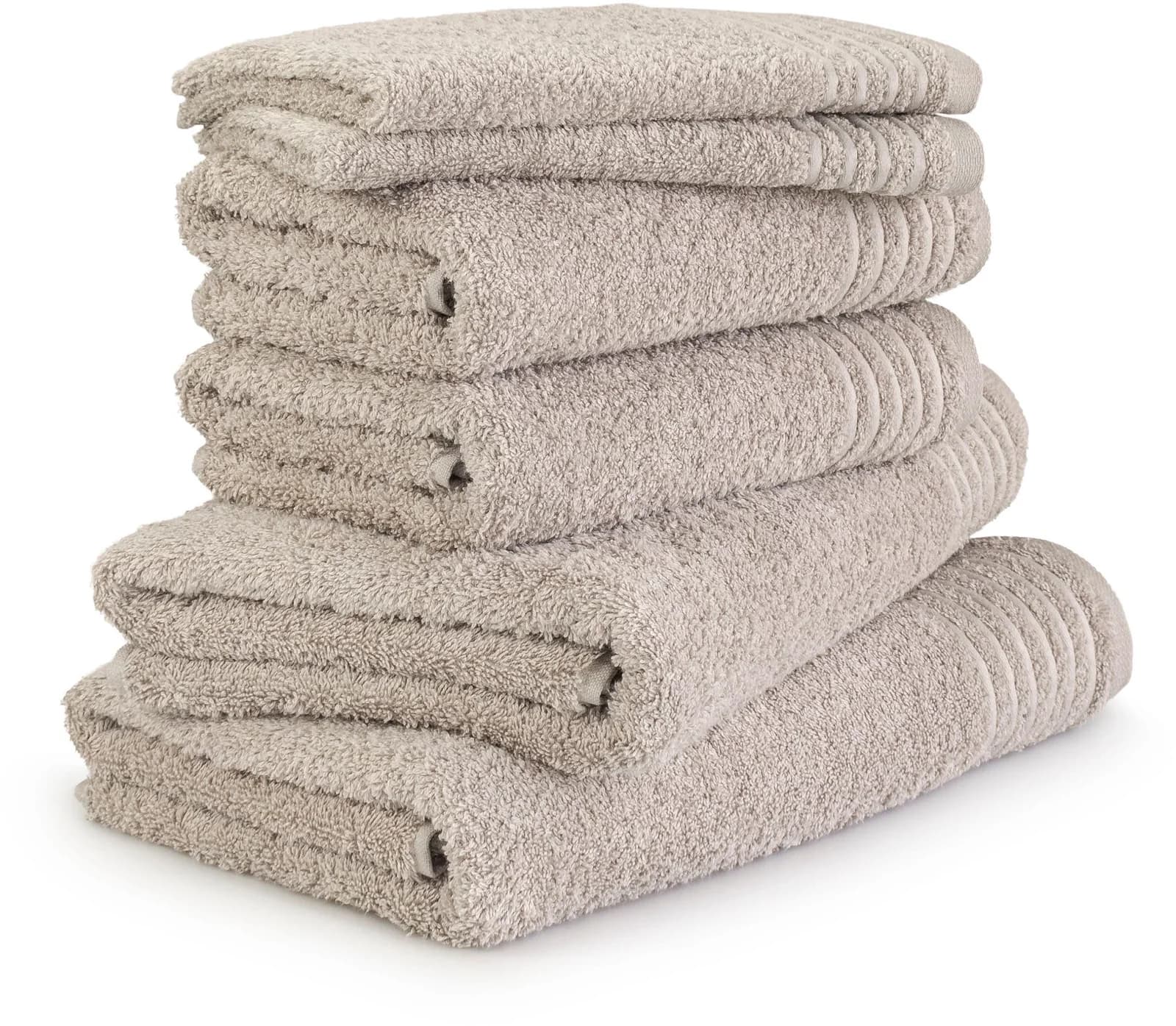 MÖVE Handtuch-Set New Classic 6-tlg. Weiß 100% Baumwolle