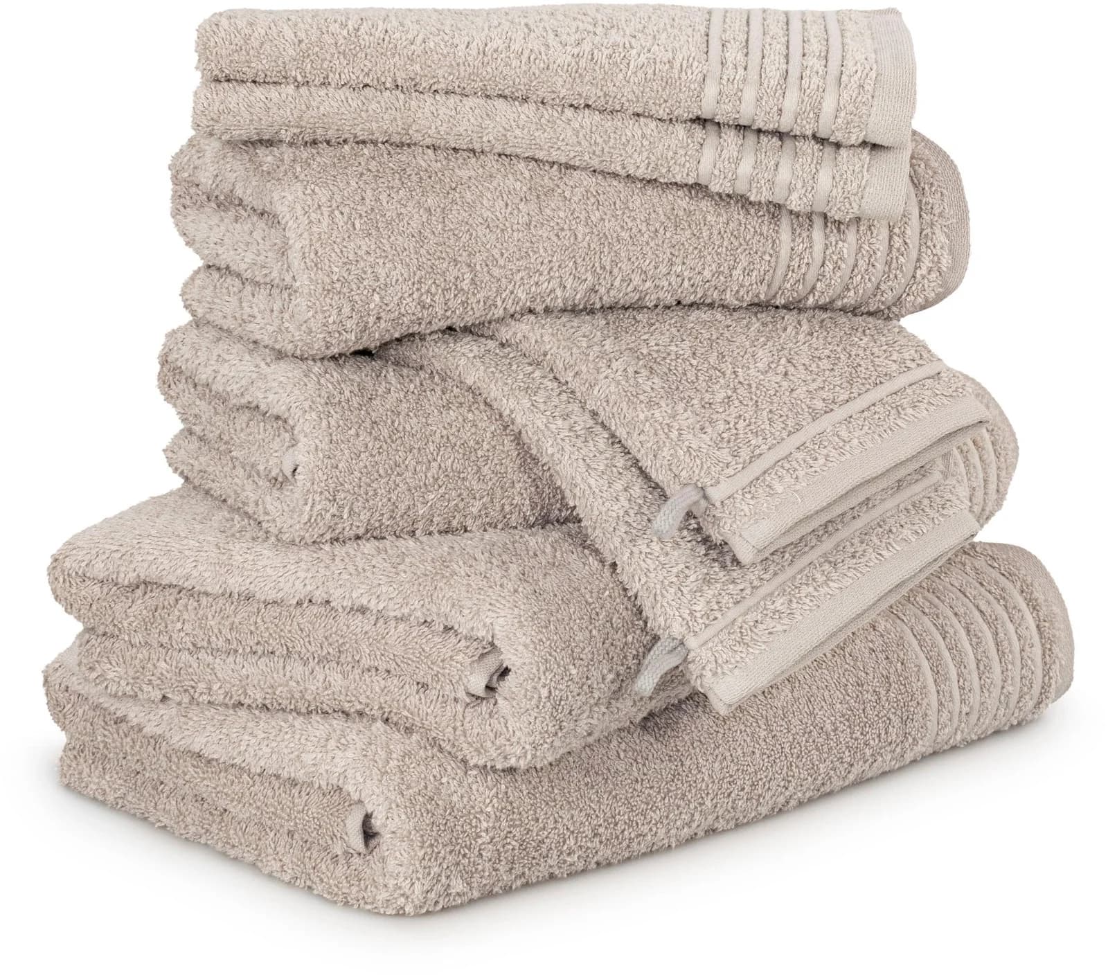 MÖVE Handtuch Set New Classic 8-tlg. 100% Baumwolle Walkfrottier