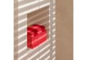 MÖVE Handtuch Block Streifen ruby-coral Walkfrottier Bild 1
