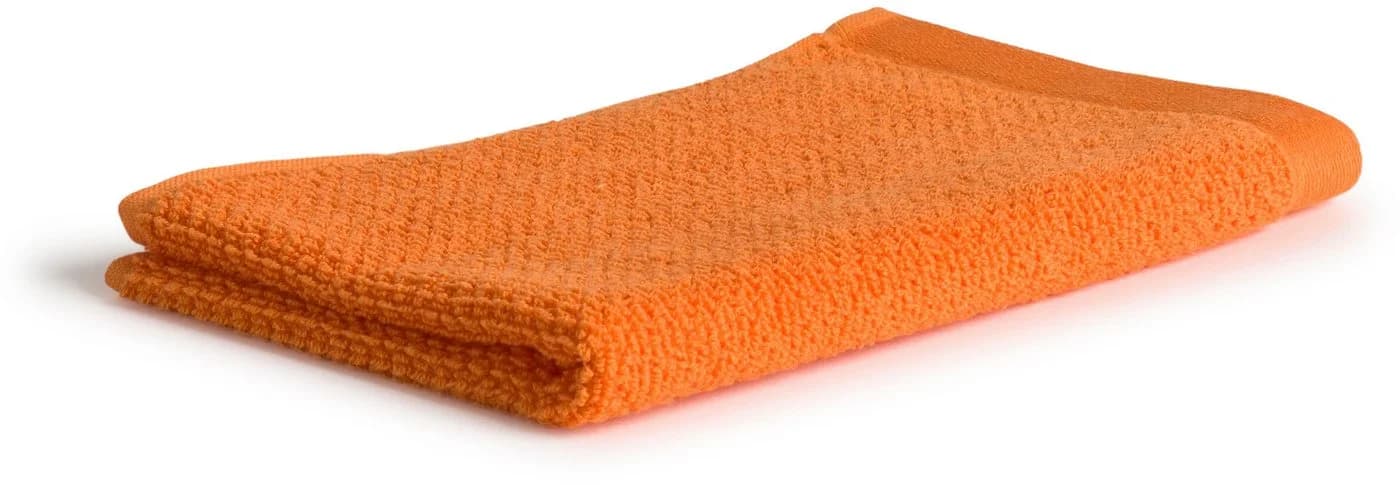 MÖVE Gästehandtuch Bliss Orange Perlstruktur Walkfrottier - Bild 2