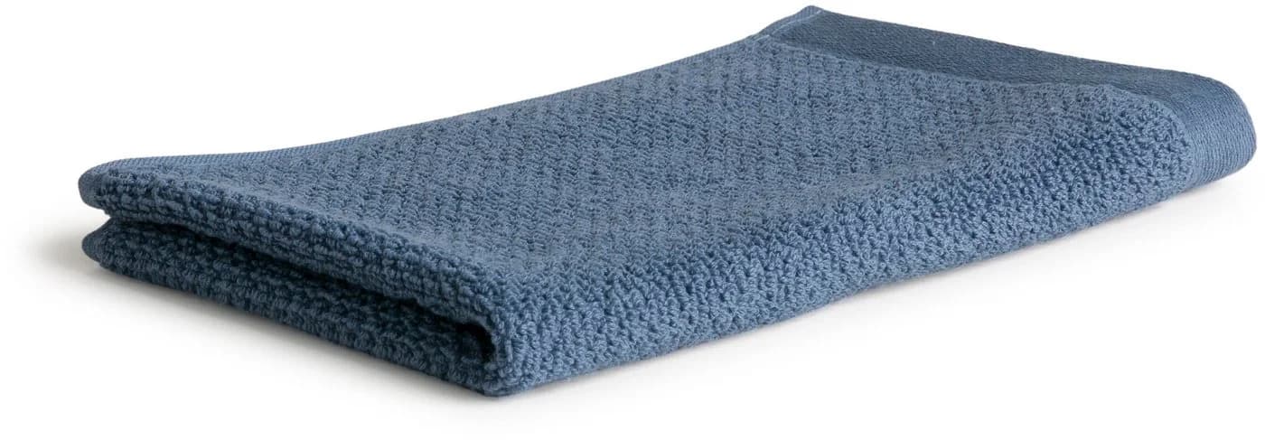 MÖVE Gästehandtuch Bliss Steel Blau Walkfrottier 30x50 cm - Bild 2