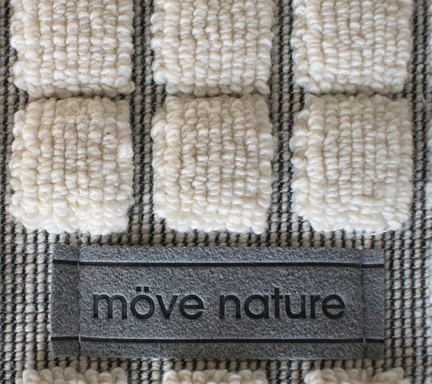 Badematte MÖVE "Eden" Gr. 3 Beige/Schwarz Baumwolle - Bild 3