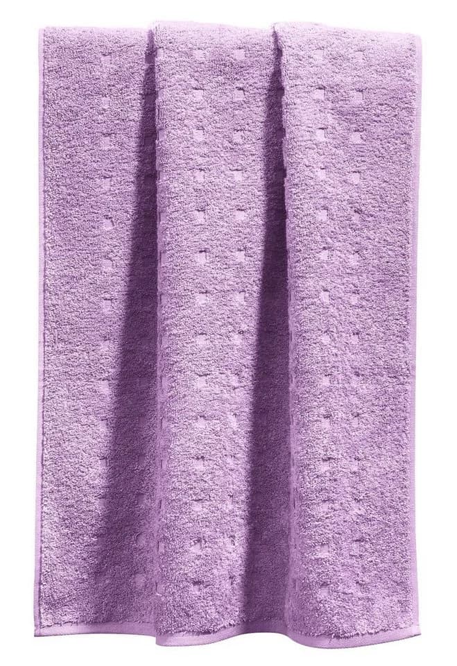 Möve Duschtuch Quadretti Walk-Frottier Uni Viola - Bild 2