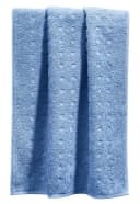 Möve Duschtuch Quadretti Walk-Frottier Uni Hellblau 100% Baumwolle Bild 2