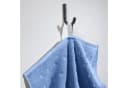 Möve Duschtuch Quadretti Walk-Frottier Uni Hellblau 100% Baumwolle Bild 3