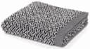 Möve Duschtuch Brooklyn Fischgrat Walkfrottier Beige/Schwarz Zick-Zack-Muster Bild 2