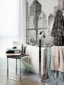 Möve Handtuch Brooklyn Uni Beige Walkfrottier Fischgratbordüre Made in Germany Bild 1