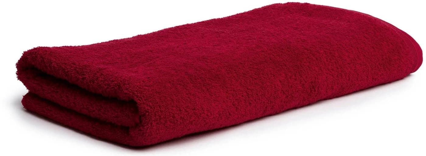 Möve Saunatuch Superwuschel Rot Frottee mit Stickerei - Bild 2