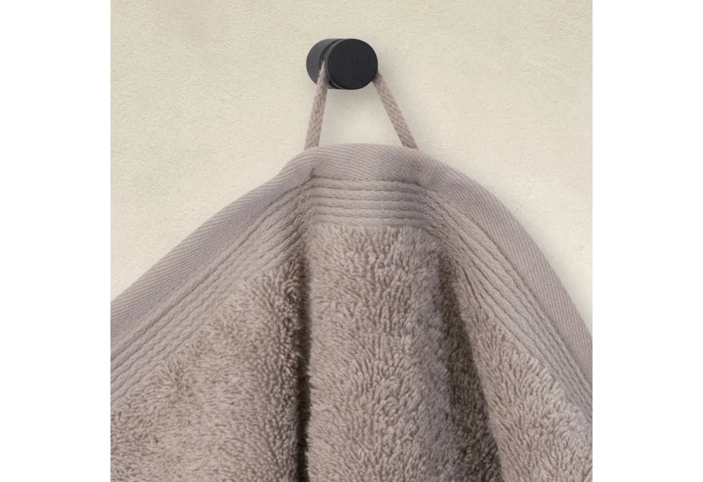 Möve Saunatuch Superwuschel Beige Premium Baumwolle mit Stickerei