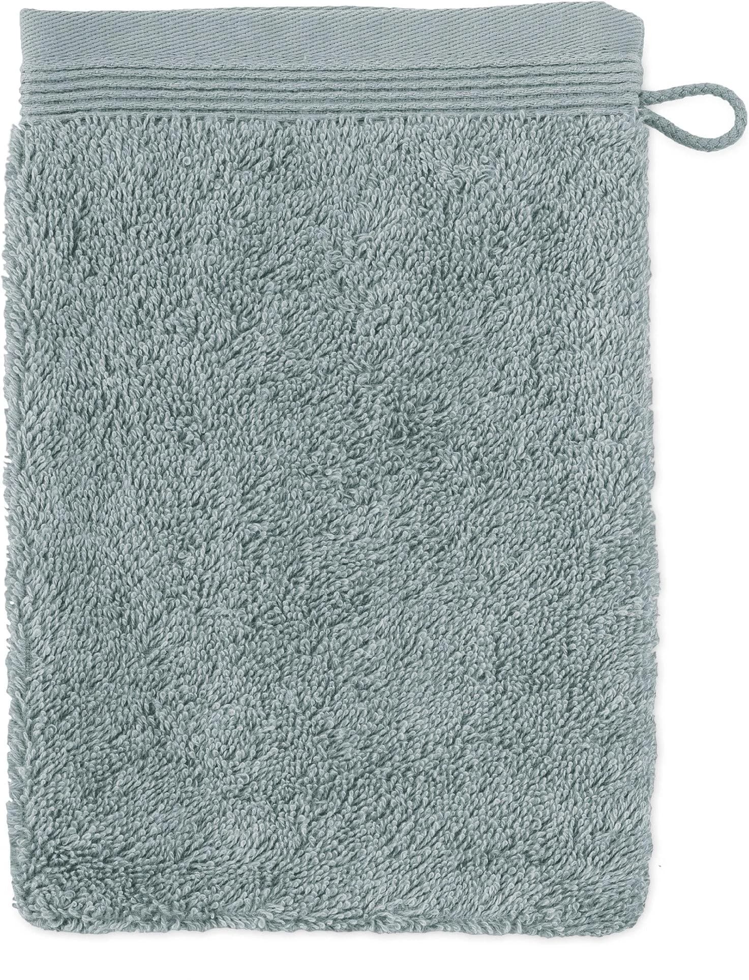 MÖVE Waschhandschuh Superwuschel Grau 15x20cm Baumwolle